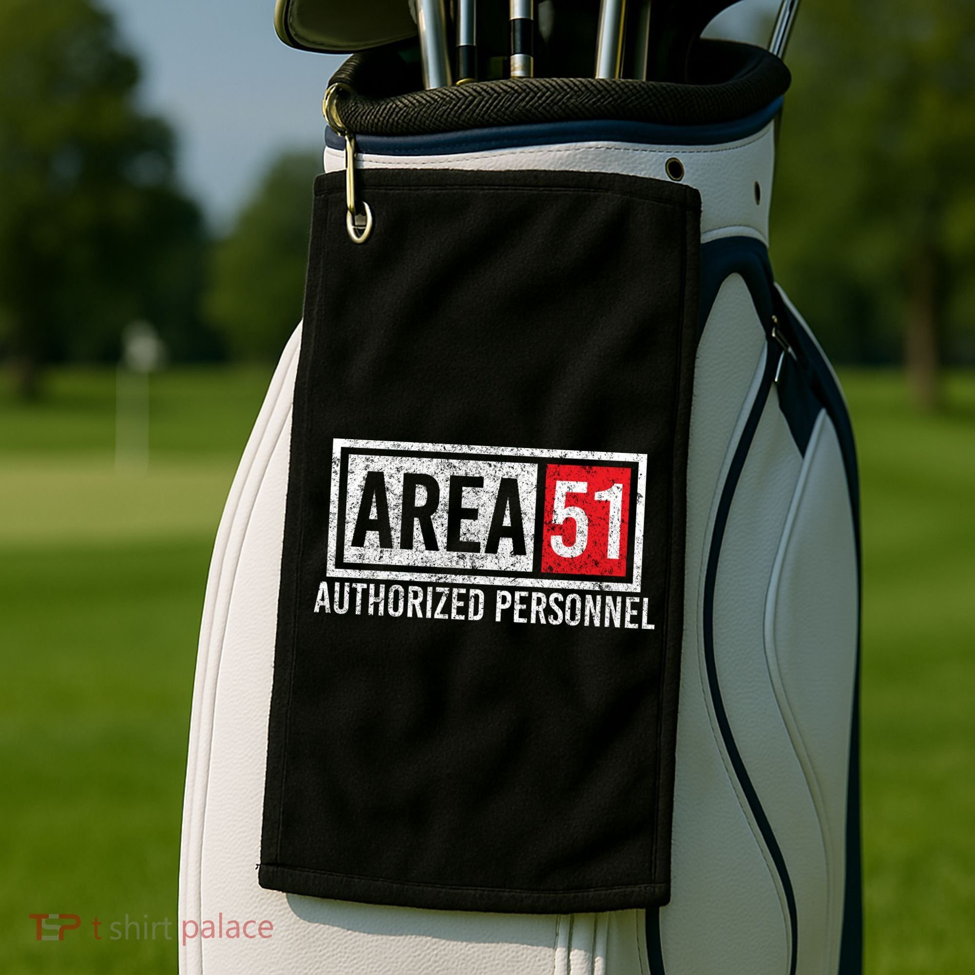 AREA 51 Authorized Personnel Golf Towel