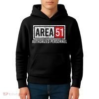 AREA 51 Authorized Personnel Kids Hoodie thumb 4