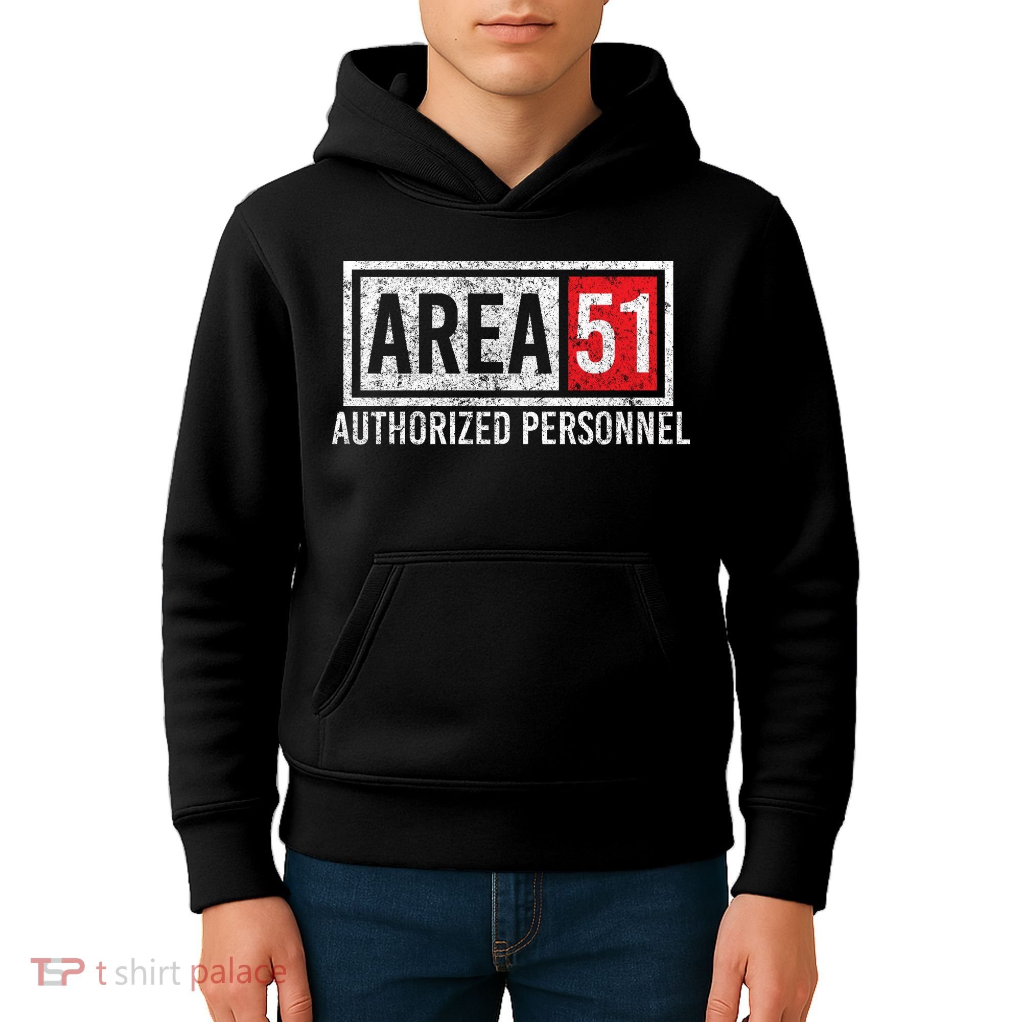 AREA 51 Authorized Personnel Kids Hoodie