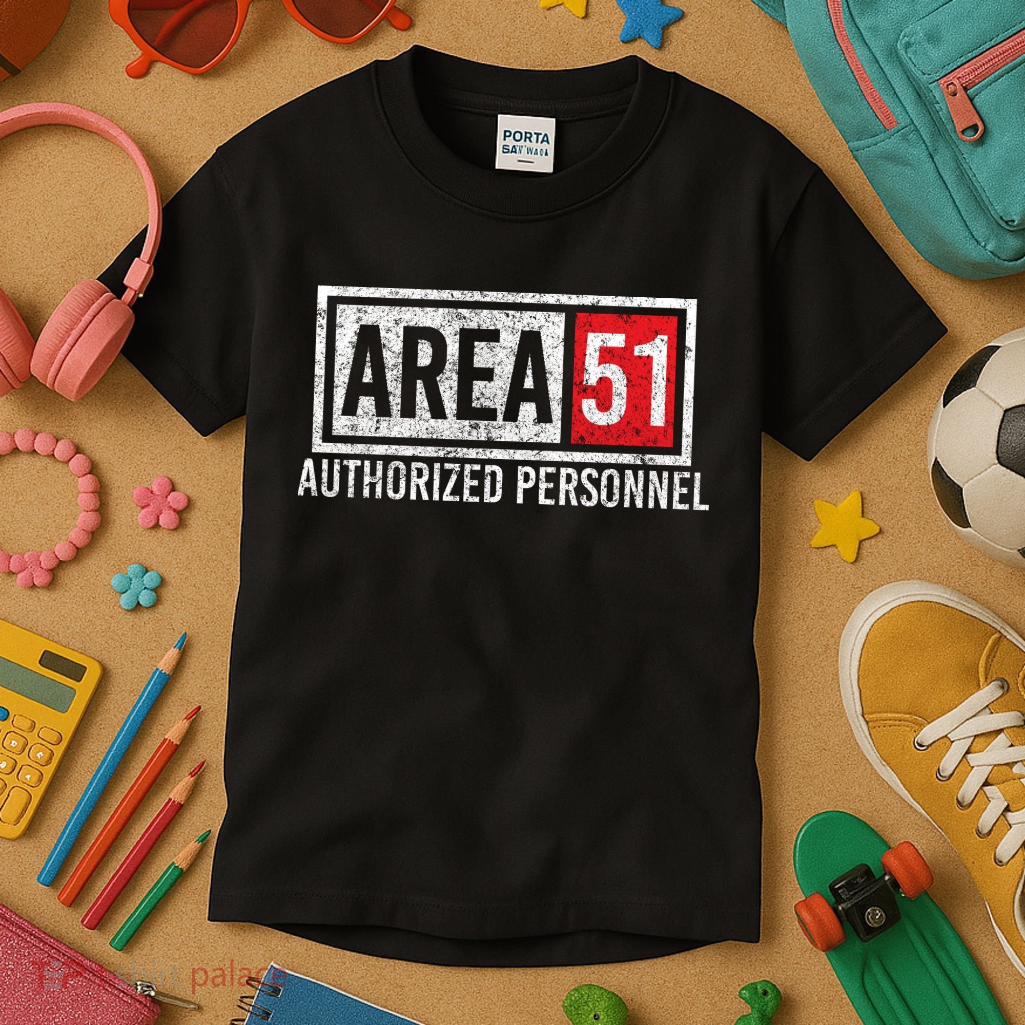 AREA 51 Authorized Personnel Kids T-Shirt
