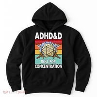 Adhd Roll For Concentration Funny Gamer Hoodie thumb 0