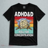 Adhd Roll For Concentration Funny Gamer T-Shirt thumb 5
