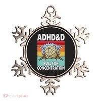 Adhd Roll For Concentration Funny Gamer Ornament thumb 0