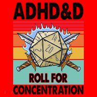 Adhd Roll For Concentration Funny Gamer Santa Hat thumb 1