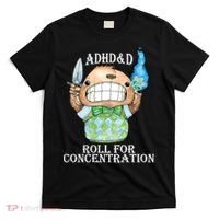 Adhd&D Roll For Concentration Funny T-Shirt thumb 0