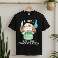 Adhd&D Roll For Concentration Funny T-Shirt thumb 2