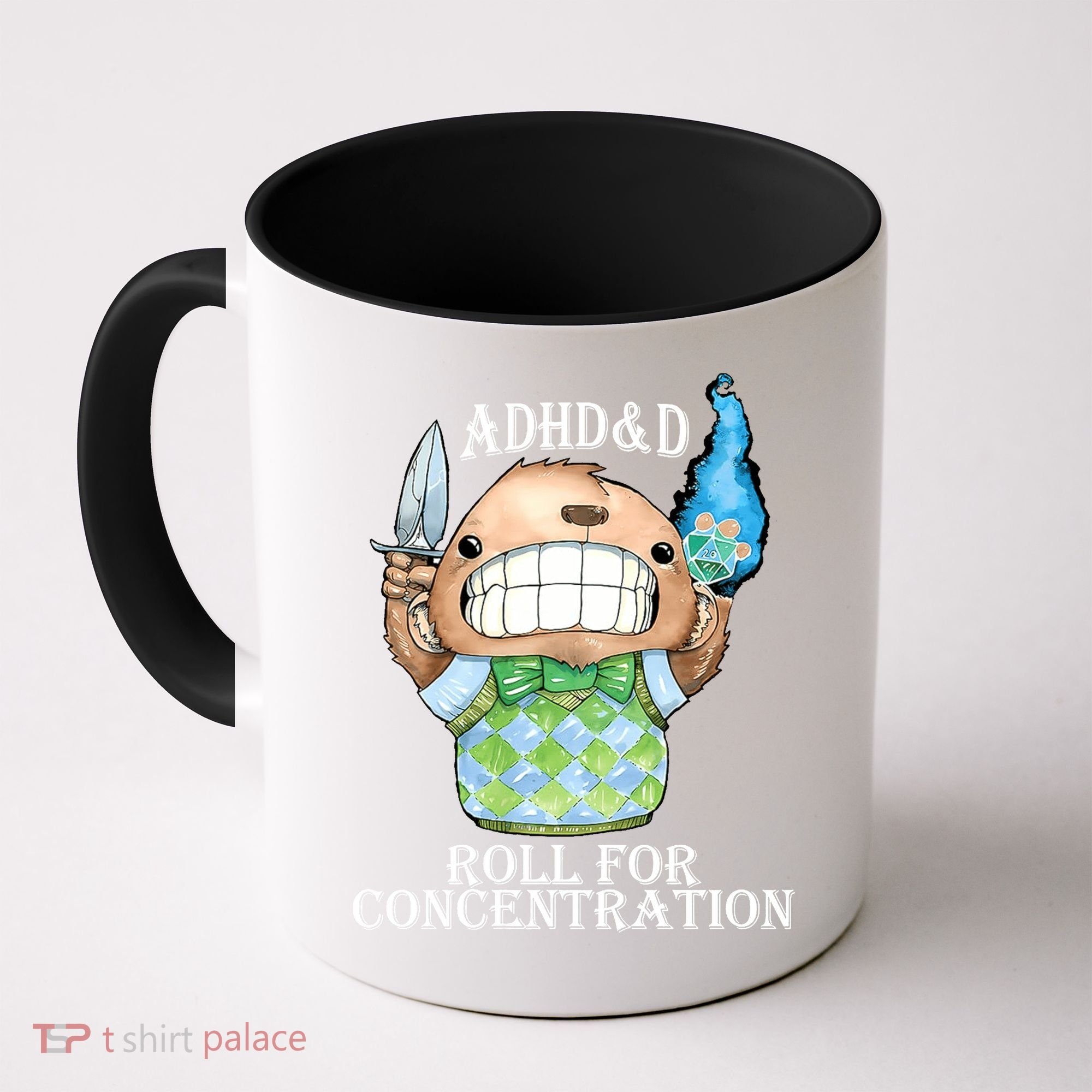 Adhd&D Roll For Concentration Funny Coffee Mug