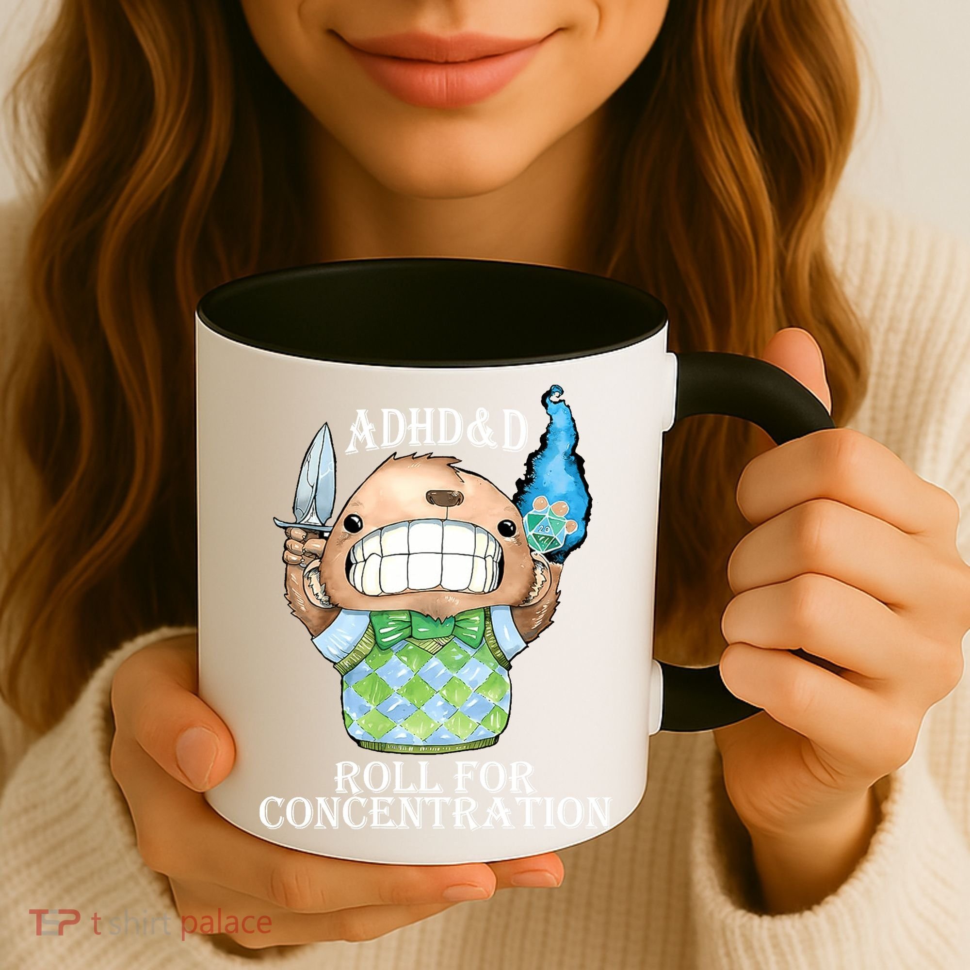 Adhd&D Roll For Concentration Funny Coffee Mug