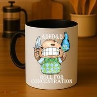 Adhd&D Roll For Concentration Funny Coffee Mug thumb 4