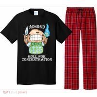Adhd&D Roll For Concentration Funny Pajama Set thumb 0