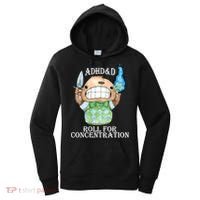 Adhd&D Roll For Concentration Funny Women's Hoodie thumb 0