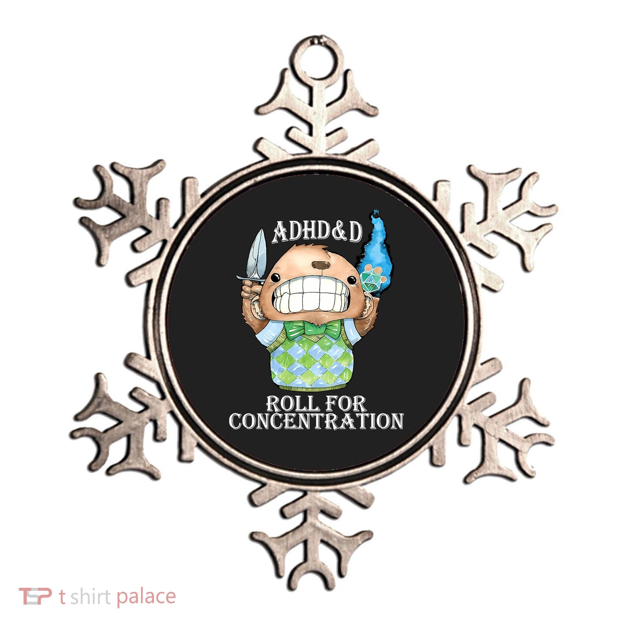 Adhd&D Roll For Concentration Funny Ornament