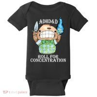 Adhd&D Roll For Concentration Funny Baby Bodysuit thumb 0
