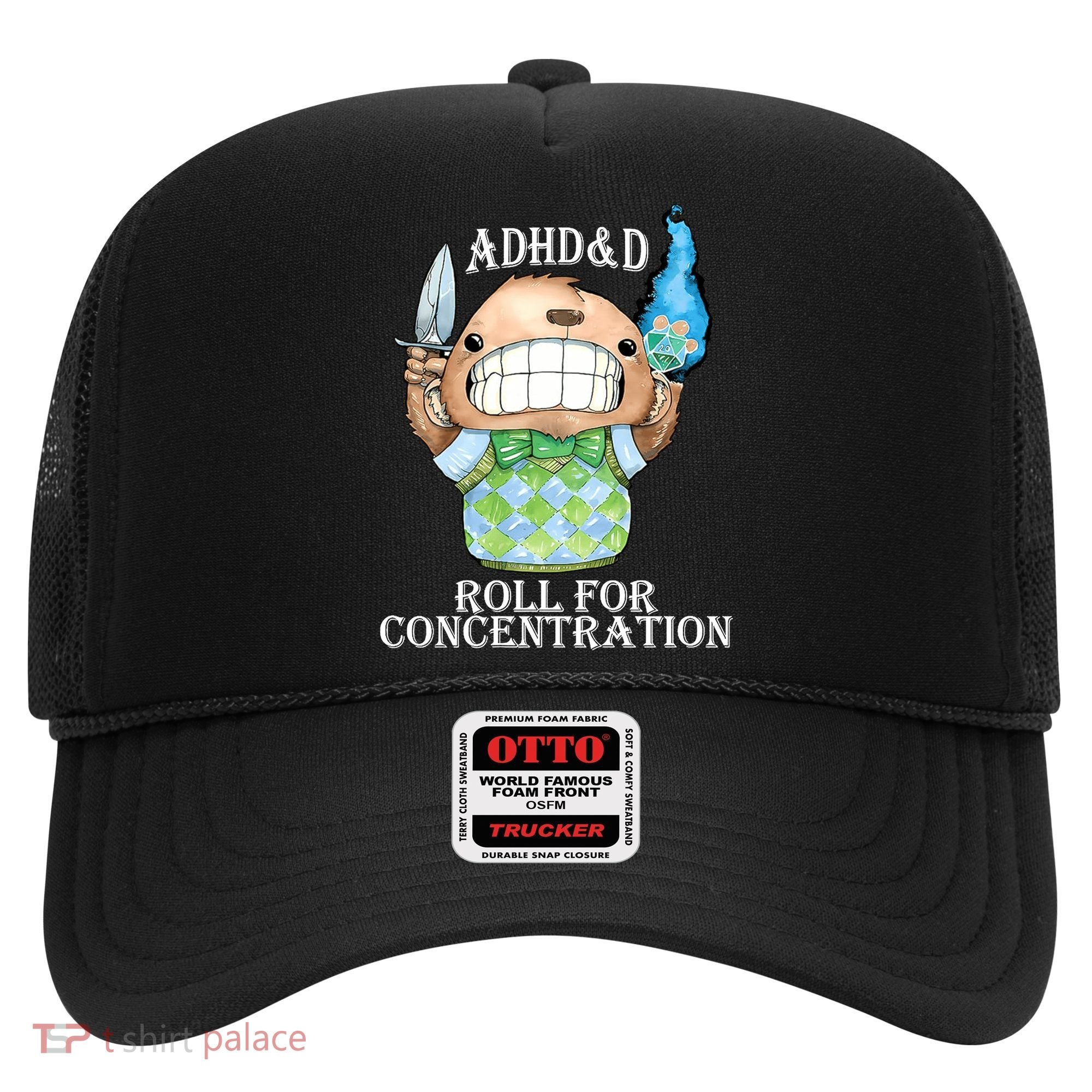 Adhd&D Roll For Concentration Funny Hat