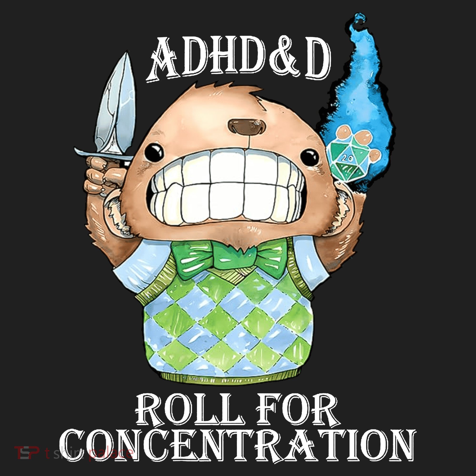 Adhd&D Roll For Concentration Funny Hat