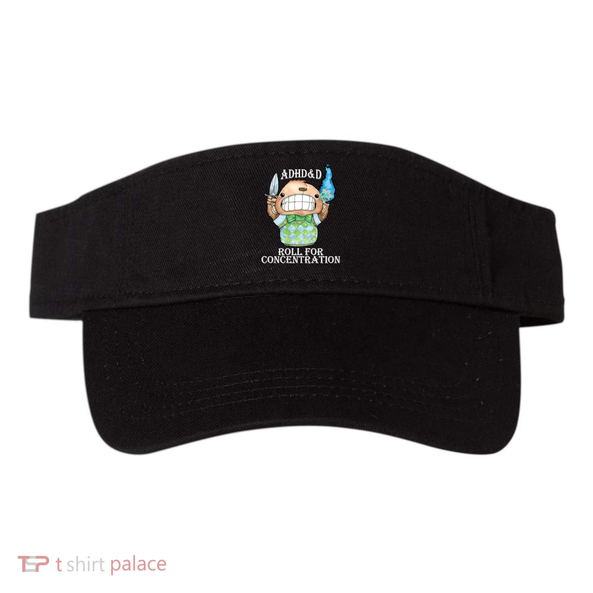 Adhd&D Roll For Concentration Funny Visor