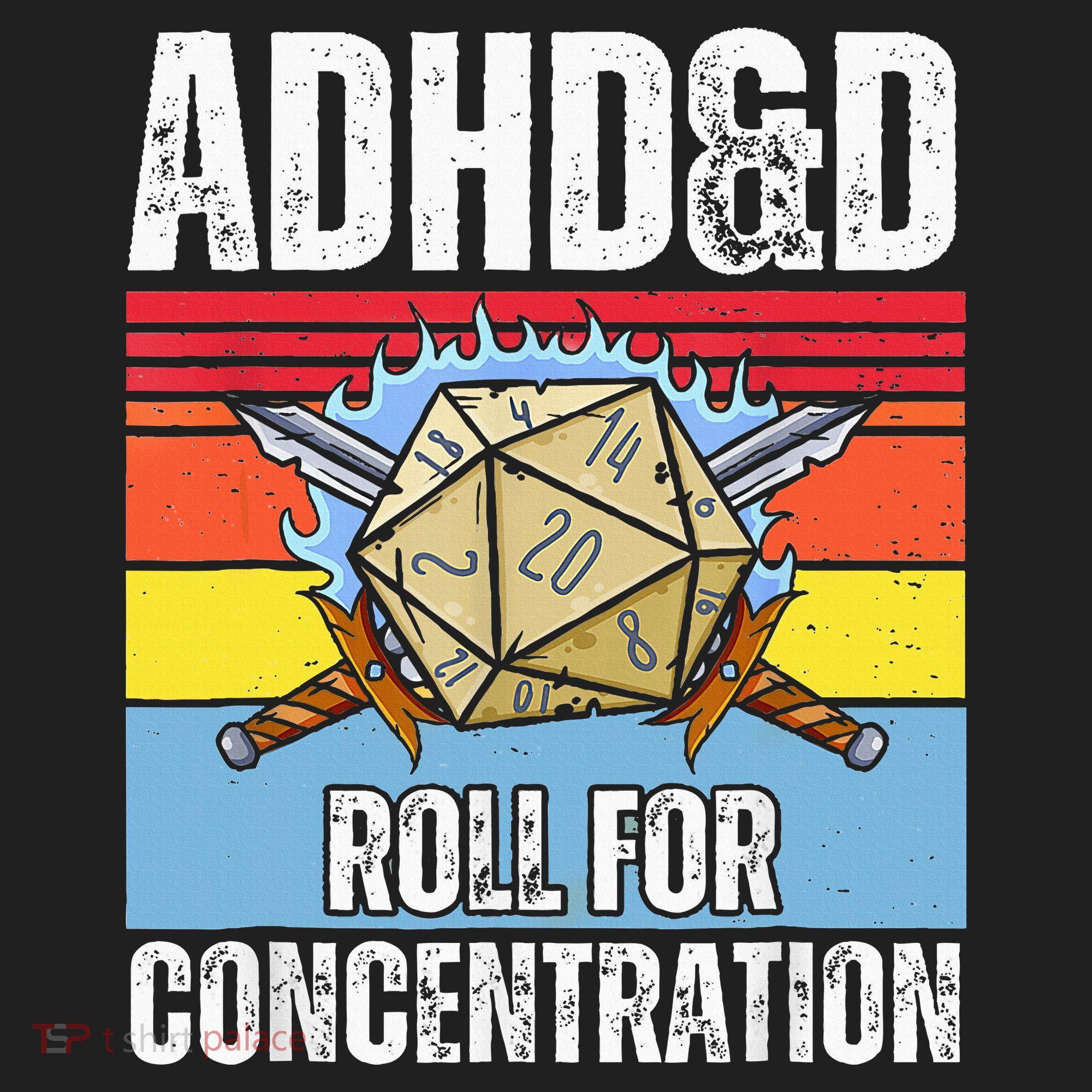 Adhd&D Roll For Concentration Funny Gamer Women's Sweatshirt