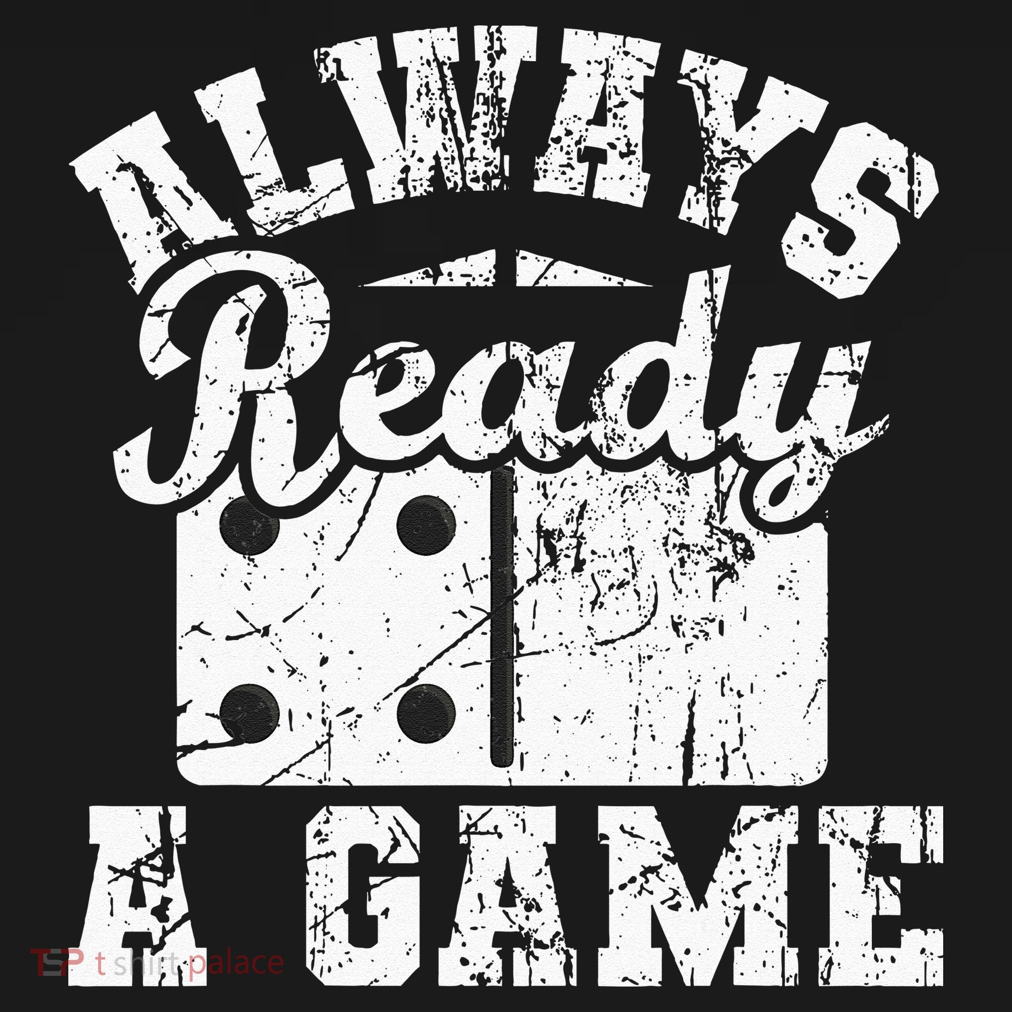 Always Ready For A Game Dominoes Lover Domino Player Coaster