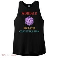 Adhd&D Roll For Concentration Ladies PosiCharge Tri-Blend Wicking Tank thumb 0