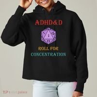 Adhd&D Roll For Concentration Ladies Heavyweight Boxy Pullover Hoodie thumb 0