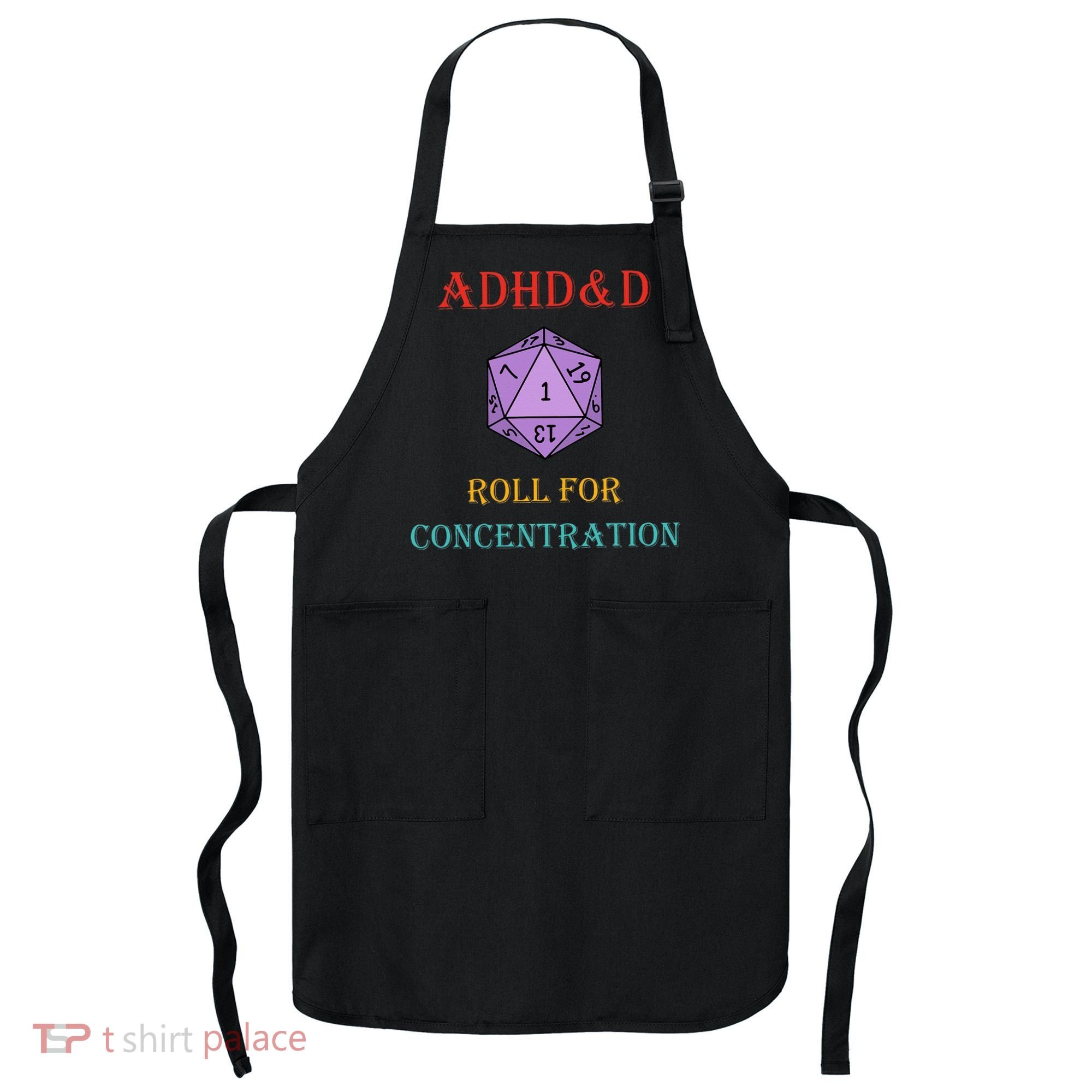 Adhd&D Roll For Concentration Apron