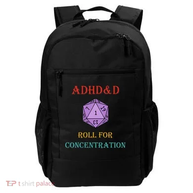 Adhd&D Roll For Concentration Backpack