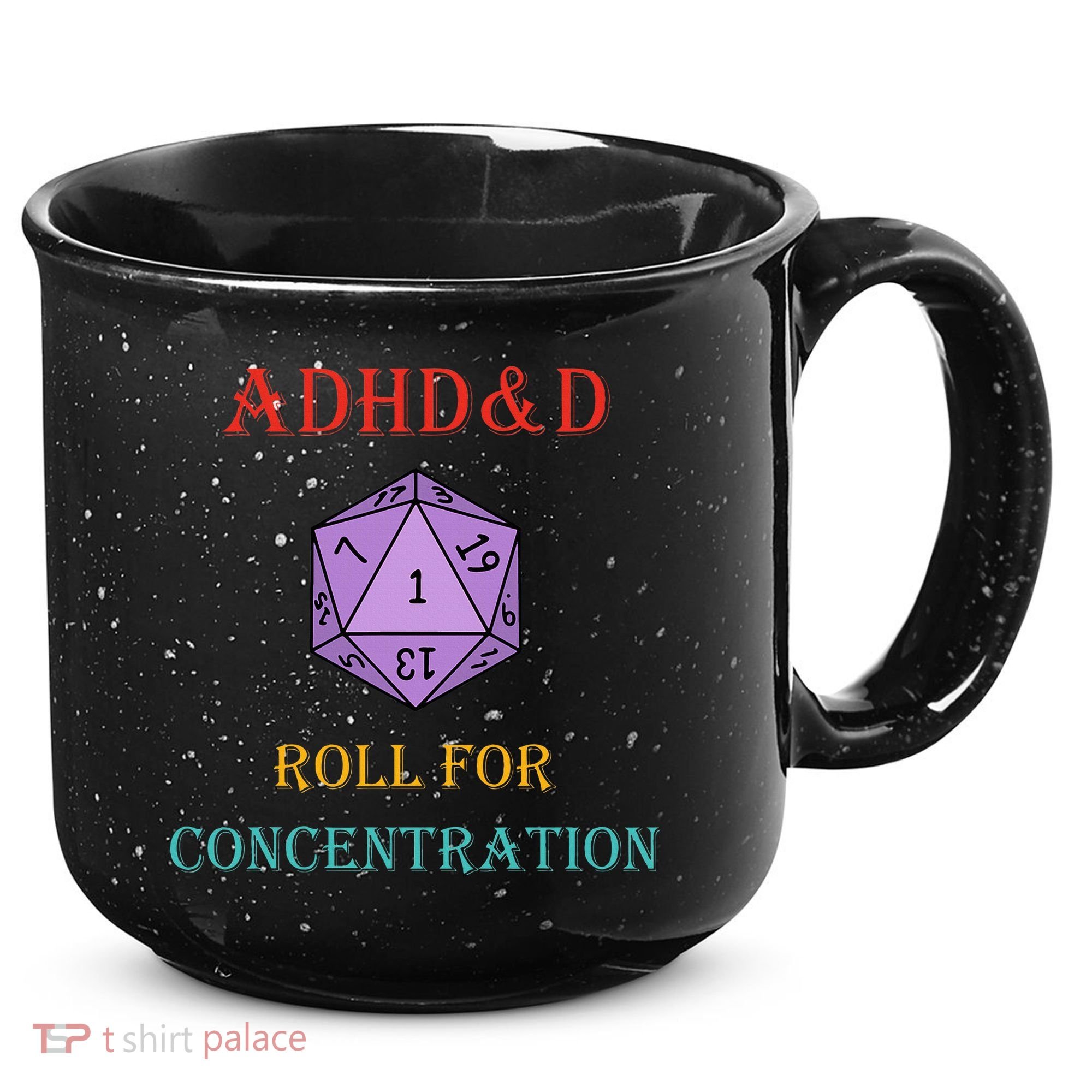 Adhd&D Roll For Concentration 15oz Campfire Ceramic Mug