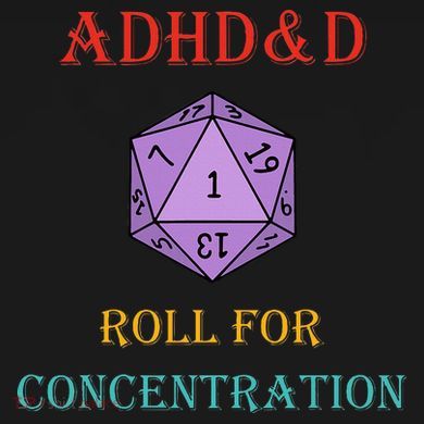 Adhd&D Roll For Concentration Dry Zone Grid Polo