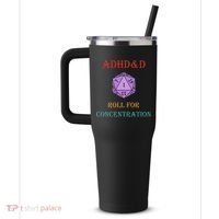 Adhd&D Roll For Concentration 40oz Vacuum Insulated Stainless Steel Travel Tumbler thumb 2