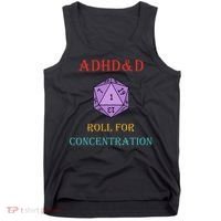 Adhd&D Roll For Concentration Tank Top thumb 0