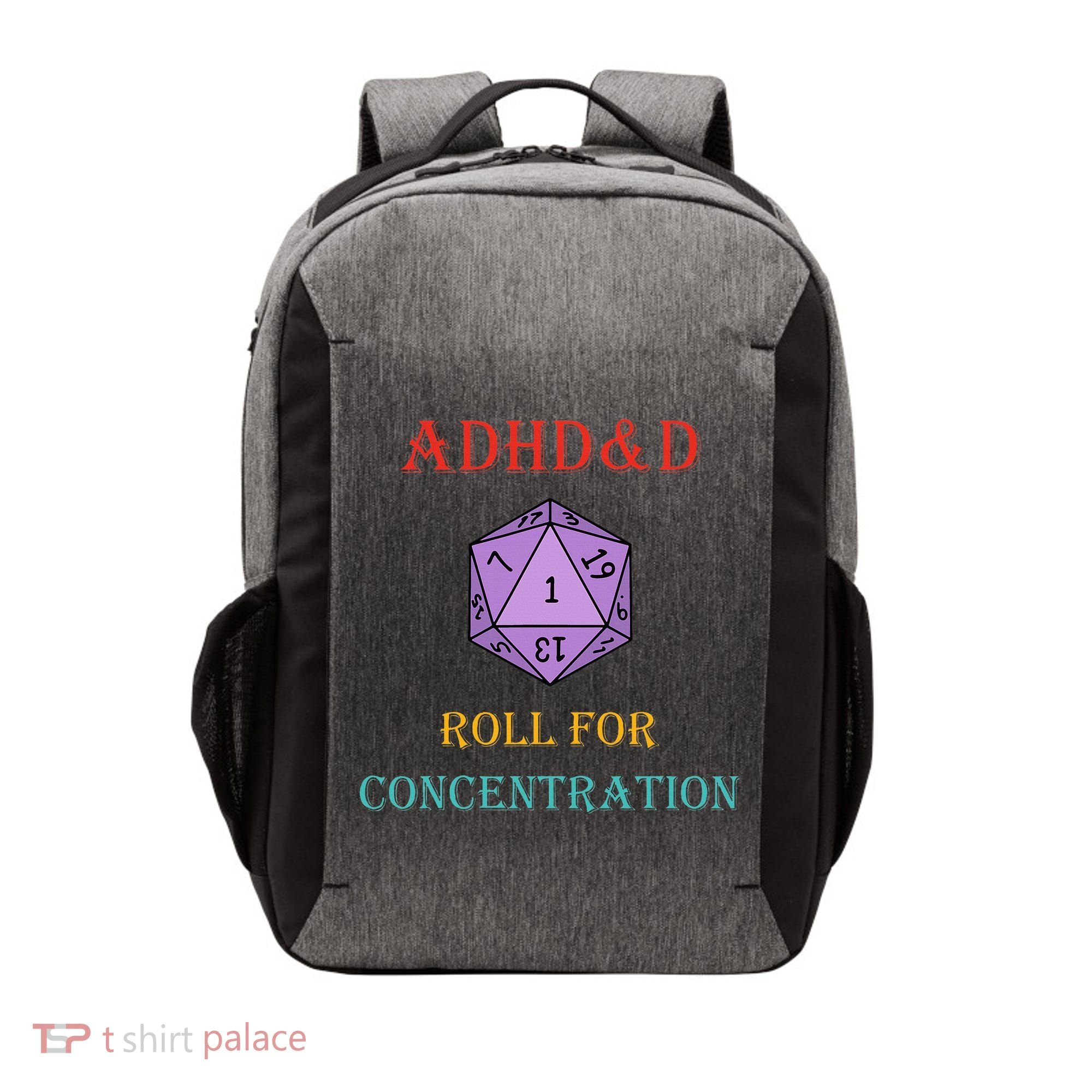 Adhd&D Roll For Concentration Vector Backpack