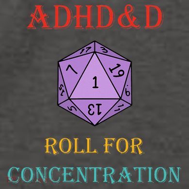 Adhd&D Roll For Concentration Vector Backpack
