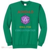Adhd&D Roll For Concentration Sweatshirt thumb 0