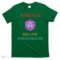 Adhd&D Roll For Concentration T-Shirt thumb 0