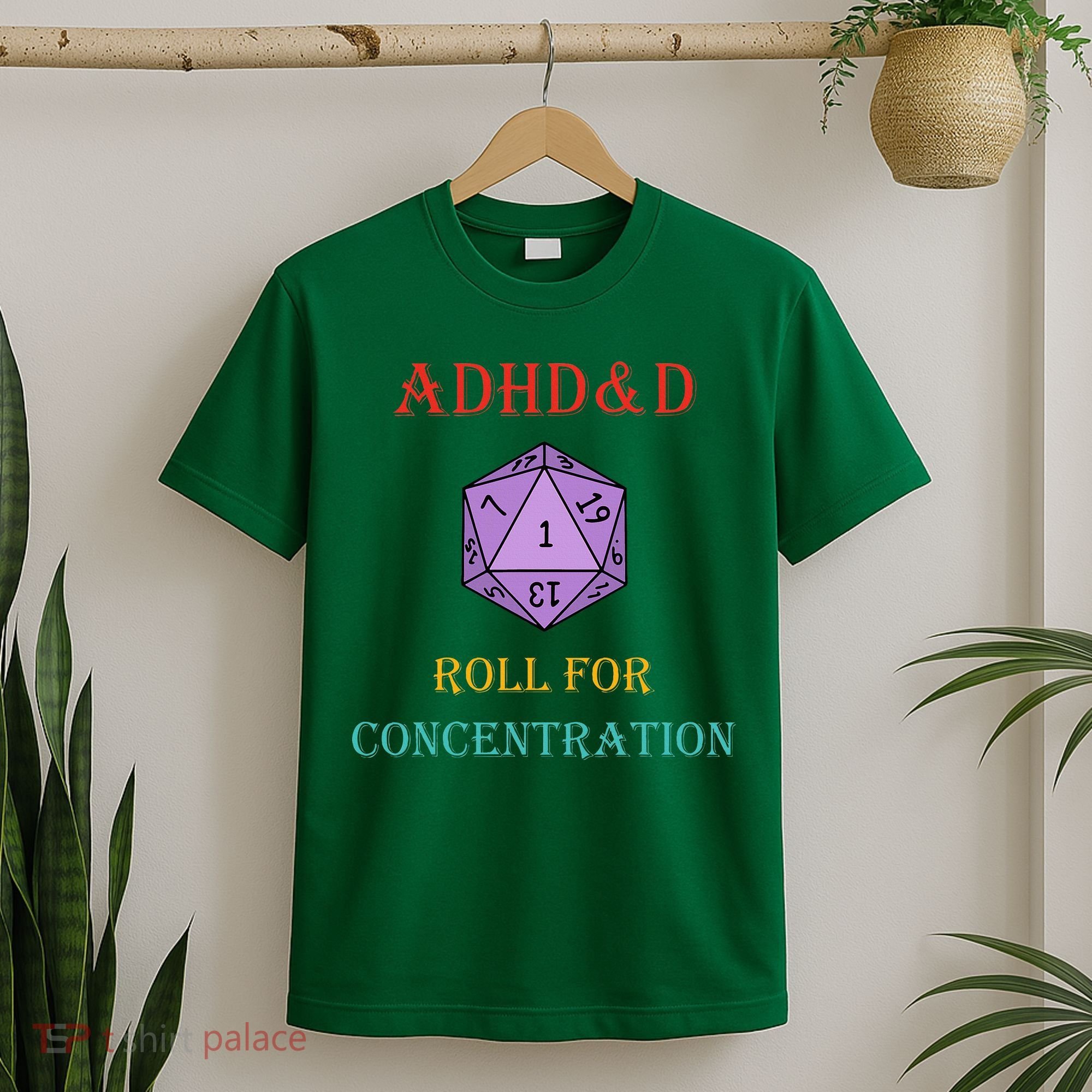 Adhd&D Roll For Concentration T-Shirt