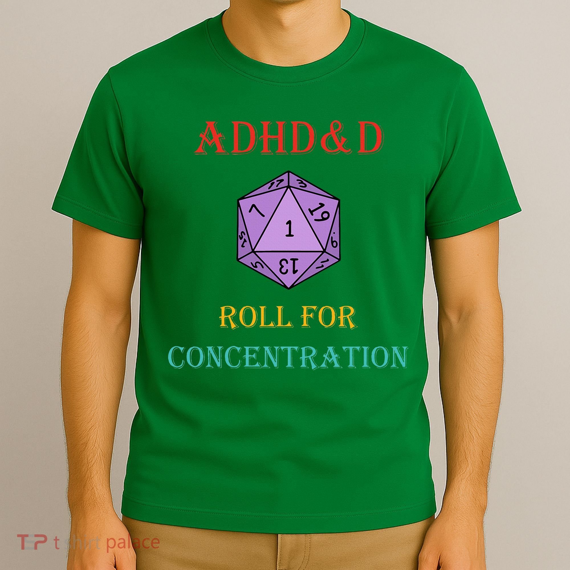 Adhd&D Roll For Concentration T-Shirt