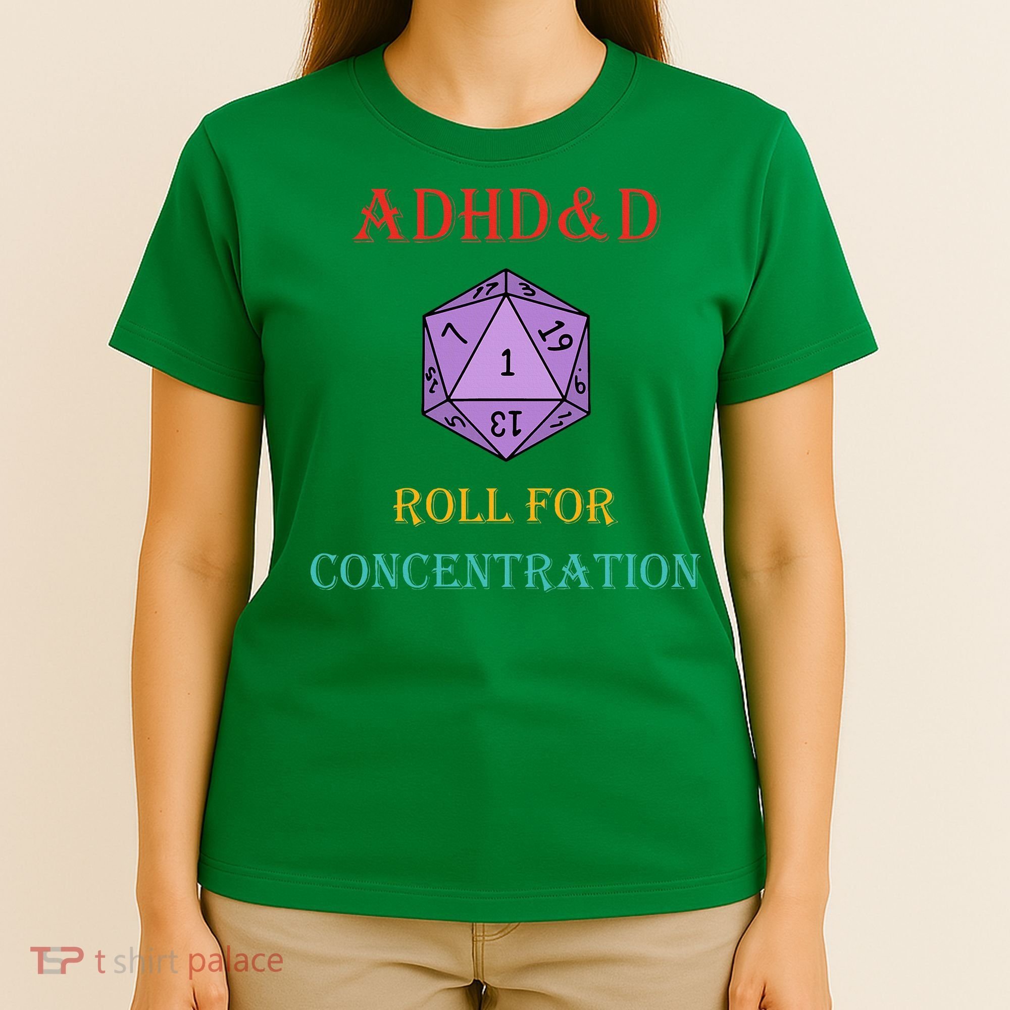 Adhd&D Roll For Concentration T-Shirt
