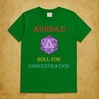 Adhd&D Roll For Concentration T-Shirt thumb 5