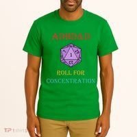 Adhd&D Roll For Concentration Tall T-Shirt thumb 2