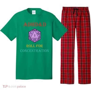 Adhd&D Roll For Concentration Pajama Set