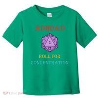 Adhd&D Roll For Concentration Toddler T-Shirt thumb 0