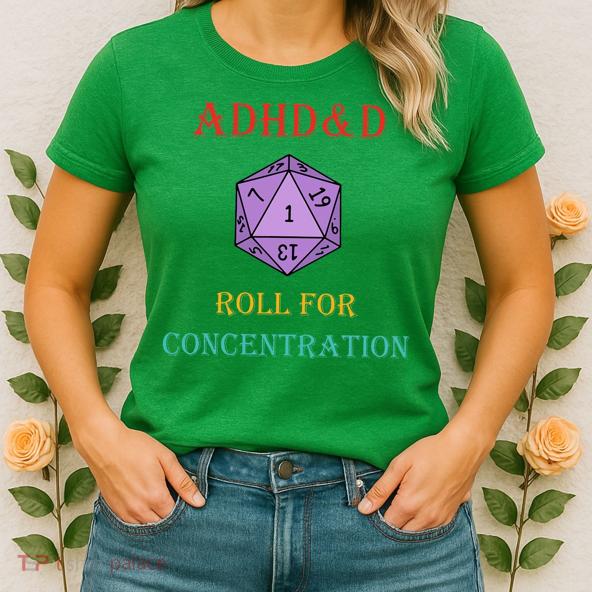 Adhd&D Roll For Concentration Women's T-Shirt