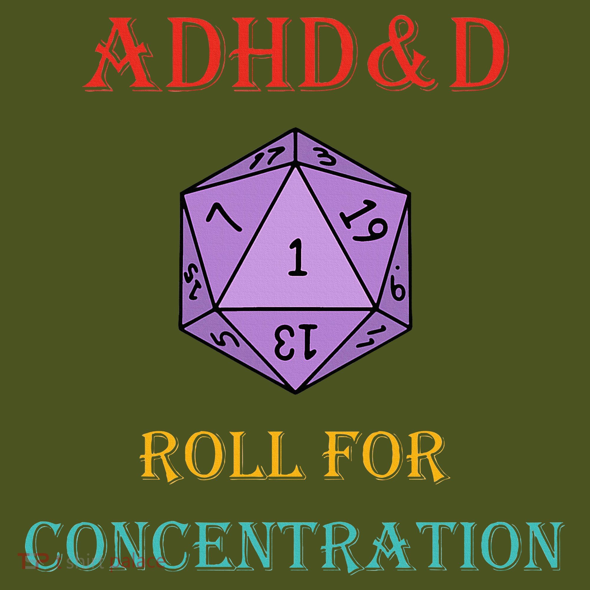 Adhd&D Roll For Concentration The Baniff Cuffed Pom Beanie