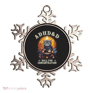 Adhd&D Roll For Concentration Cat Role Playing Game Ornament