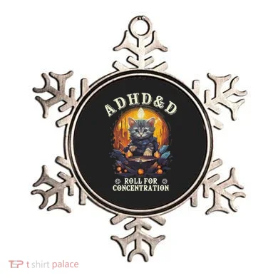 Adhd&D Roll For Concentration Cat Role Playing Game Ornament