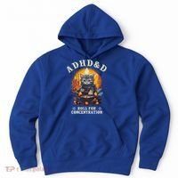 Adhd&D Roll For Concentration Cat Role Playing Game Hoodie thumb 0