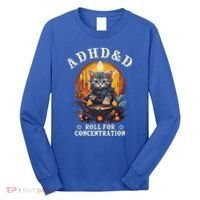 Adhd&D Roll For Concentration Cat Role Playing Game Long Sleeve Shirt thumb 0