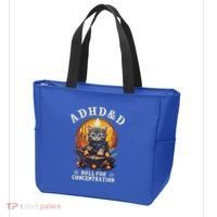 Adhd&D Roll For Concentration Cat Role Playing Game Tote Bag thumb 3