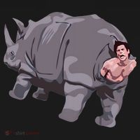 Ace Rhino Funny Humor Backpack thumb 2