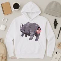 Ace Rhino Funny Humor Hoodie thumb 3